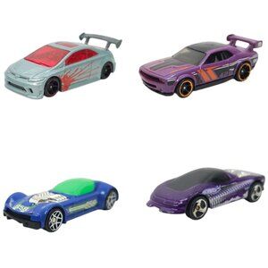Hot Wheels Honda Civic SI Dodge Challenger Drift Ballistik Buick Wildcat 1:64